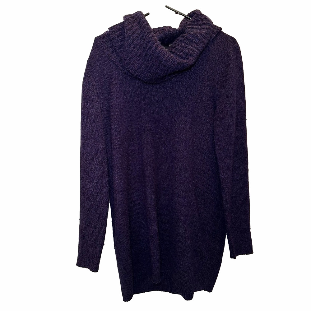 H&M Purple Chunky Knit Oversized Sweater Size Large